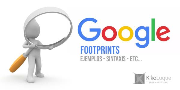Footprints Google Seo Ejemplos